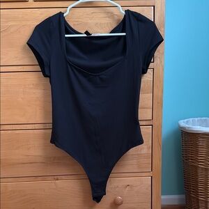 Divided H&M Black Body Suit